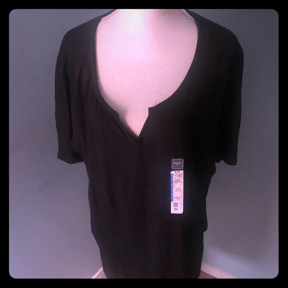 Two v-neck short sleeve t-shirts